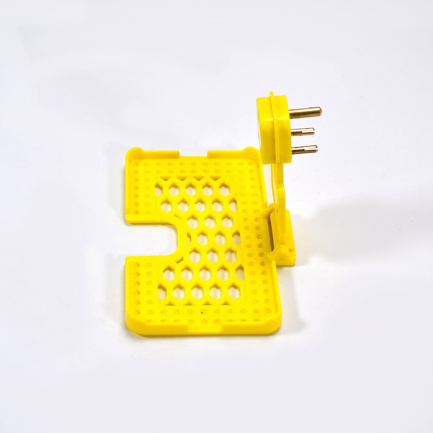 6496Y Multi-Purpose Wall Holder Stand for Charging Mobile Just Fit in Socket and Hang (Yellow) DeoDap 6496Y Multi-Purpose Wall Holder Stand for Charging Mobile Just Fit in Socket and Hang (Yellow) DeoDap